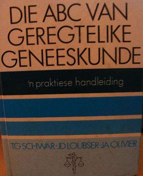 SALE!!!! DIE ABC V GEREGTELIKE GENEESKUNDE