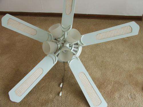Quality ceiling fan / chandellier light fitting