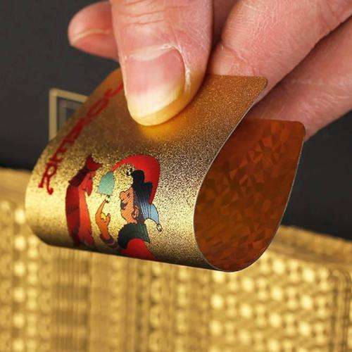 Free Shipping!! Golden Card Gold Plat Playing Cards