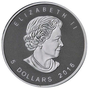 CANADIAN MAPLE LEAF 1 OZ SILVER .9999 COIN.NEW COIN. UNCIRCULATED.