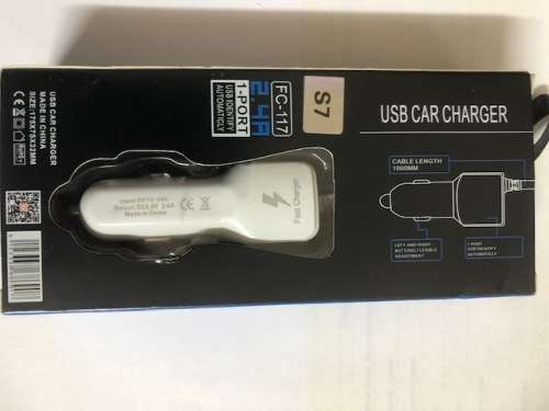 USB CAR CHARGER FOR S7 AS WELL AS USB PORT