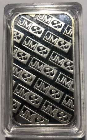 SILVER BAR 1 OUNCE JM BULLION SILVER BAR ENCAPSULATED