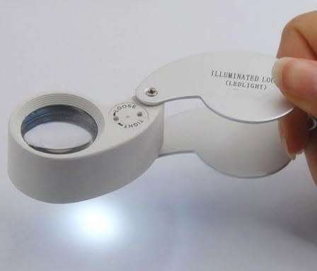 JEWELERS LOUPE MAGNIFIER WITH LED LIGHT