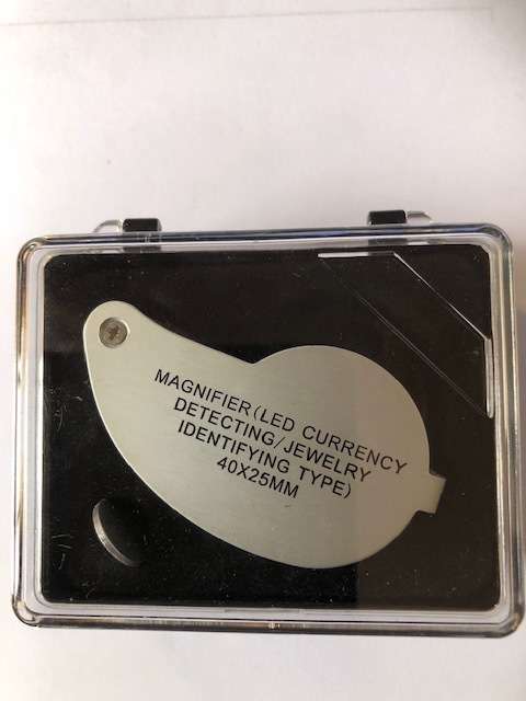 JEWELERS LOUPE MAGNIFIER WITH LED LIGHT