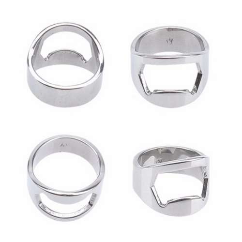 Stainless Steel Finger Ring Bottle Opener