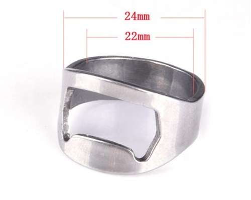 Stainless Steel Finger Ring Bottle Opener