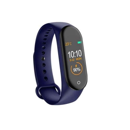 M4 SMART BRACELET- FITNESS TRACKER HEALTHY HEART AND BLOOD PRESSURE ON THE GO - BLUE