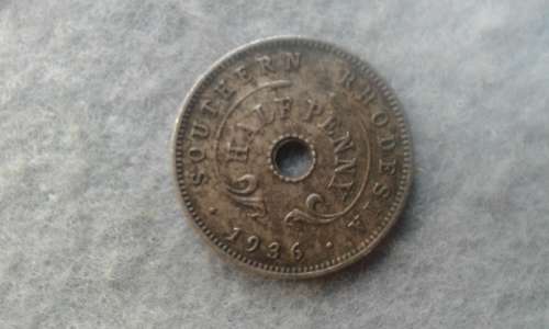 southern rhodesia 1936 half penny