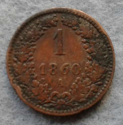 1860 AUSTRIA 1 KREUZER (A)