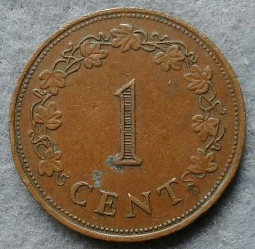 1977 MALTA 1 CENT