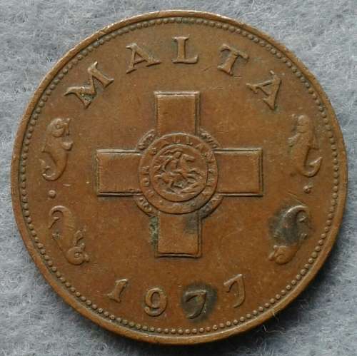 1977 MALTA 1 CENT
