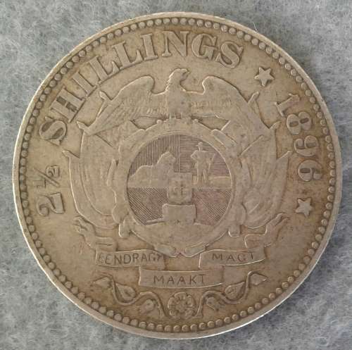 1896 ZAR 21/2 SHILLING