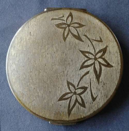 VINTAGE POWDER COMPACT & PILL BOX