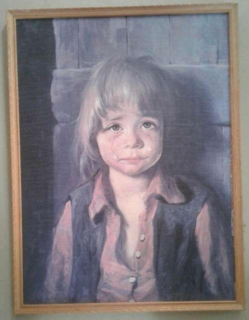 VINTAGE BRAGOLIN PRINT : 28,5 X 38,5 CM