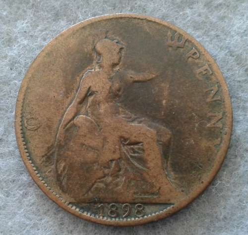 1898 G.BRIT ONE PENNY