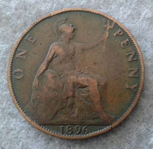1896 G.BRIT ONE PENNY