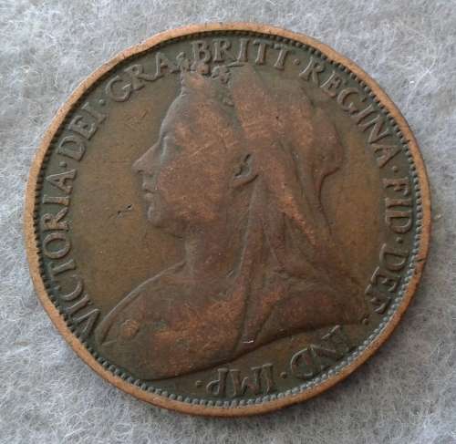 1896 G.BRIT ONE PENNY