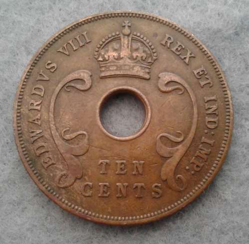 1936 EAST AFRICA 10 CENT