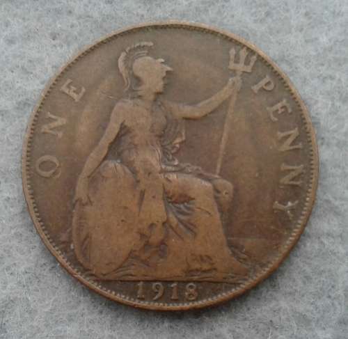 1918 G.BRIT ONE PENNY