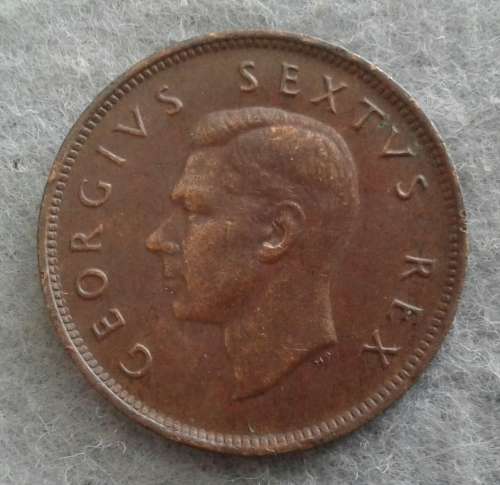 1951 SA UNION HALF PENNY