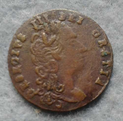 1788 KING GEORGE GAMING TOKEN : REEDED EDGE 20 MM DIAMETER