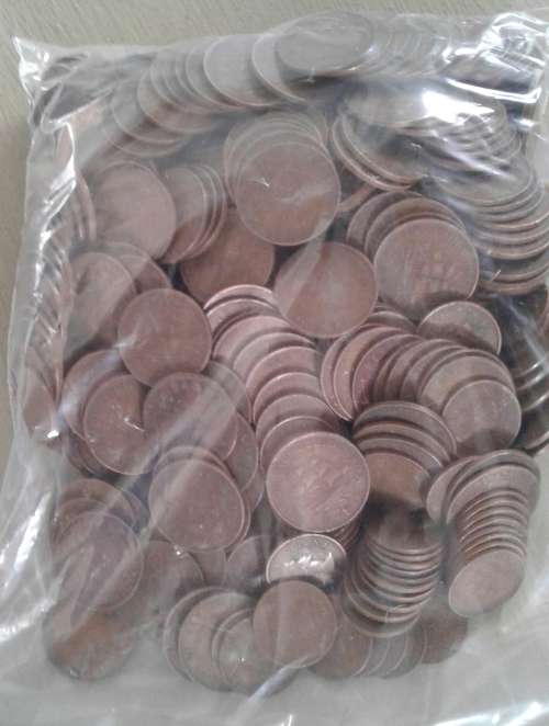 3,784 KG SA UNION  HALF and ONE PENNY LOT :  1940 TO 1960