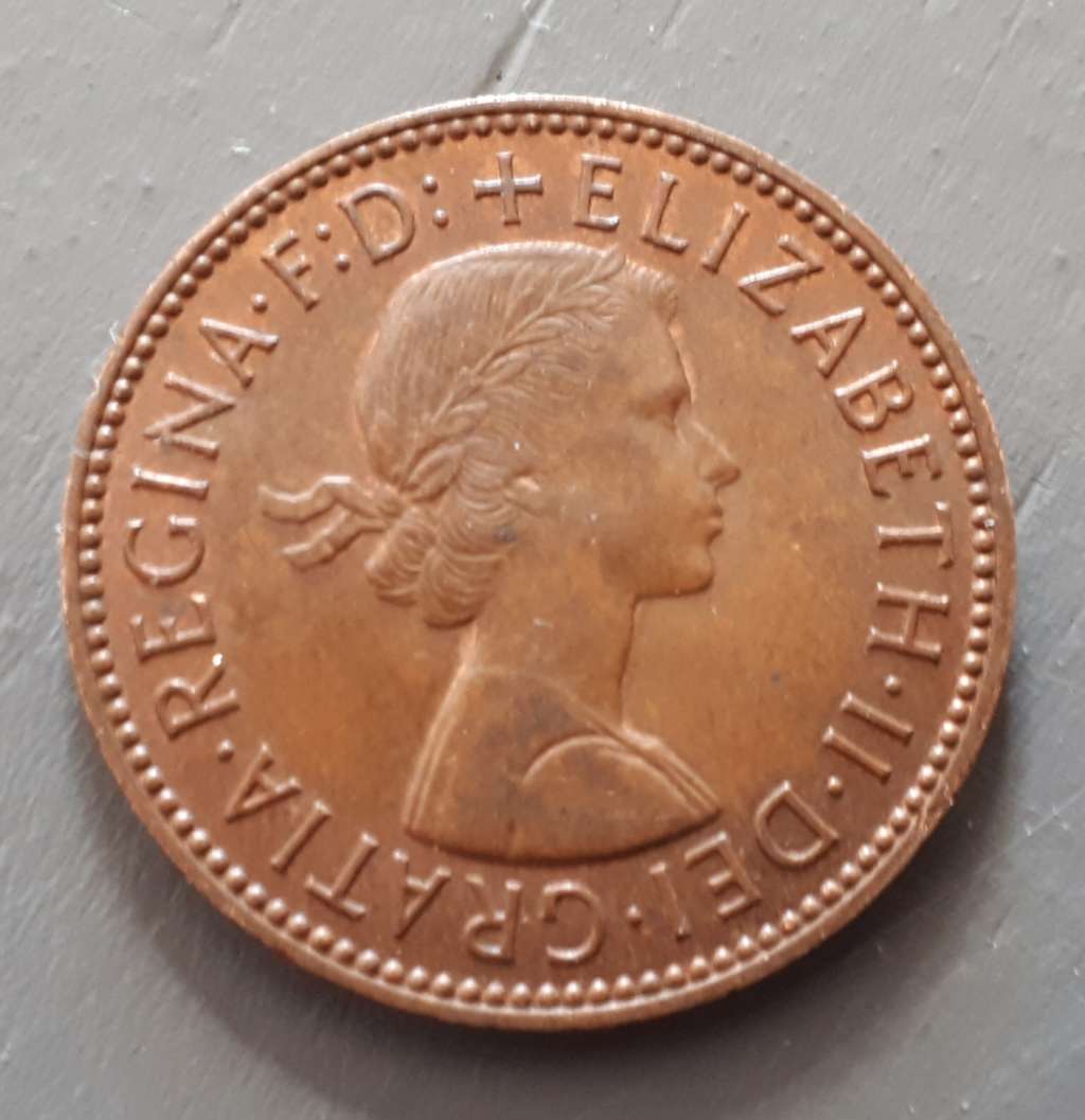 1966 G.BRIT HALF  PENNY