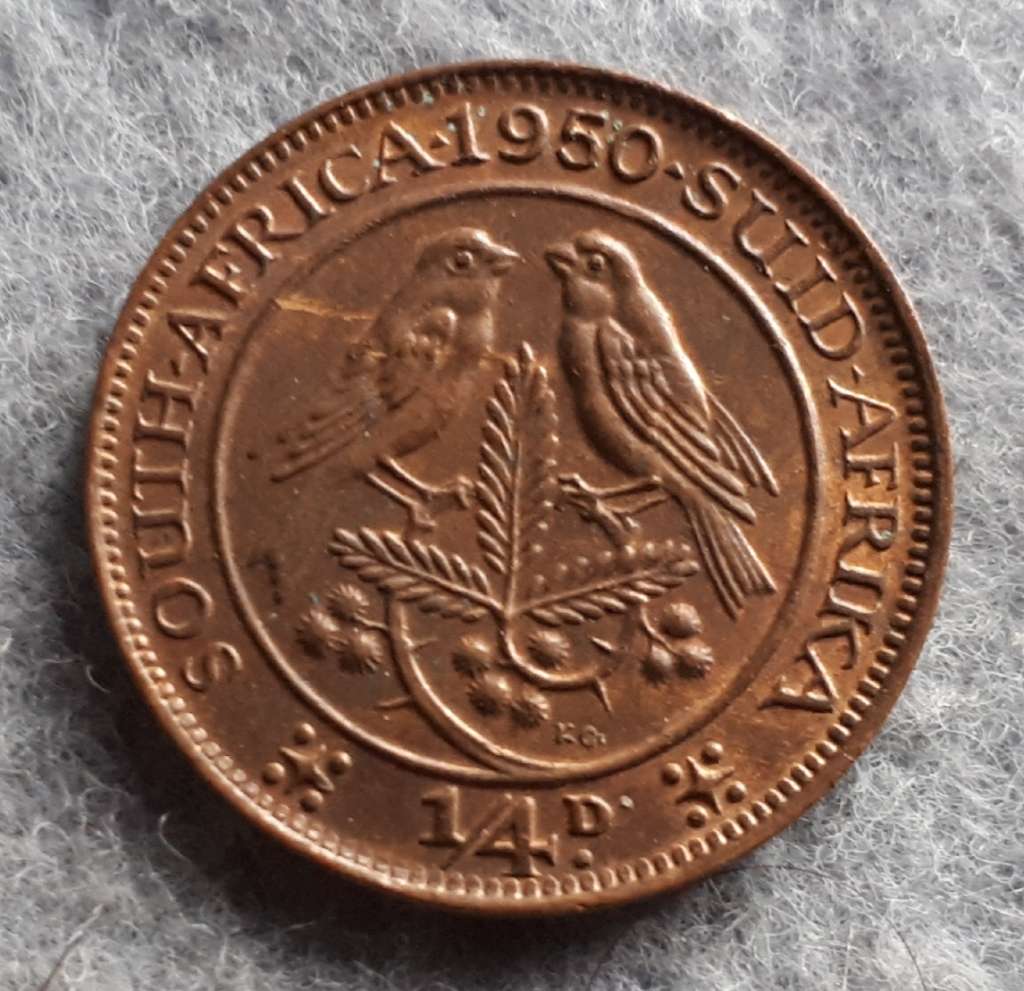 1950 SAU 1/4 PENNY