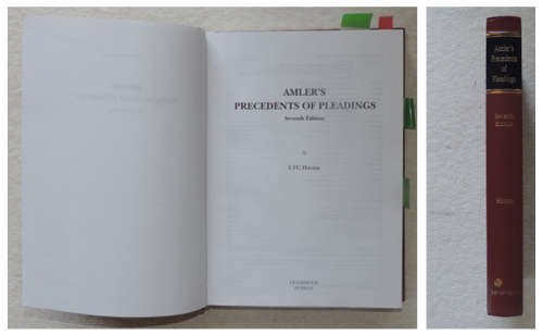 Amlers Precedents of Pleadings - 7th Edition  -2009