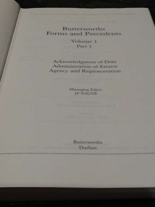 Butterworths Forms and Precedents Vol1 -11