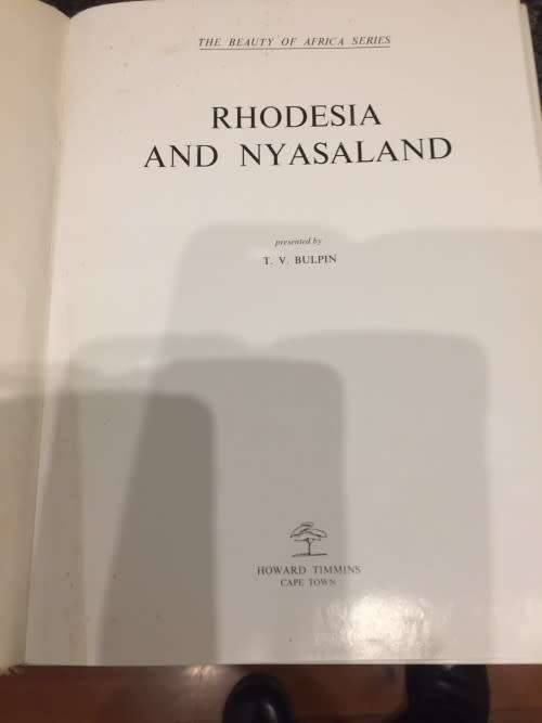 Scarce! Rhodesia and Nyasaland by T V Bulpin