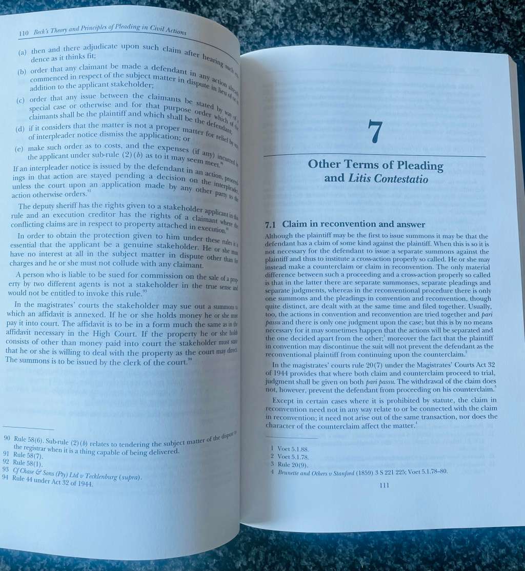 Beck`s Theory and Principles of Pleading in Civil Actions: 6th Ed: 2002:Lexis Nexis