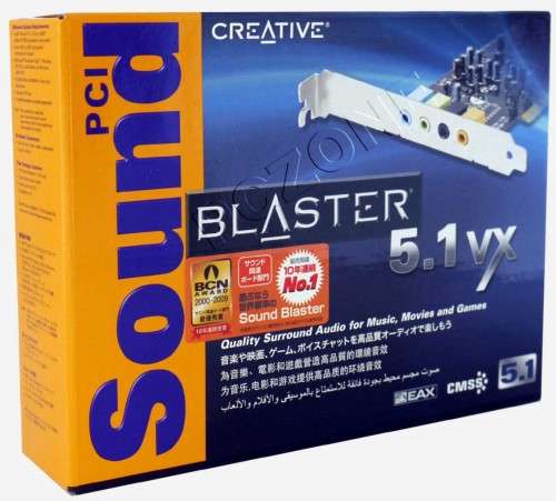 Creative Sound Blaster 5.1 VX Sound Card
