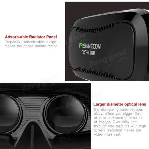 Shinecon 2.0 3D VR Virtual Reality Glasses (Clearance Sale!!!!)
