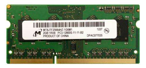 2GB Micron PC3-8500s DDR3-1066MHz Memory