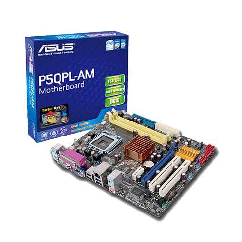 Asus Socket 775 motherboard (P5QPL-AM)