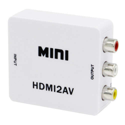 HDMI To AV 3RCA CVBs Composite Video Audio Converter Adapter