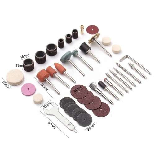 40Pcs Dremel Tool Accessory Set For 1/8'' Shank Sanding Grinder Polish