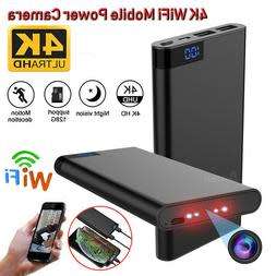 HD 1080P Hidden 4K WIFI Camera 10000mAh Power Bank Night Vision DVR Recorder