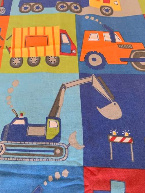 Construction duvet cover set - single