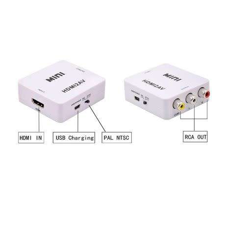 HDMI To AV 3RCA CVBs Composite Video Audio Converter Adapter