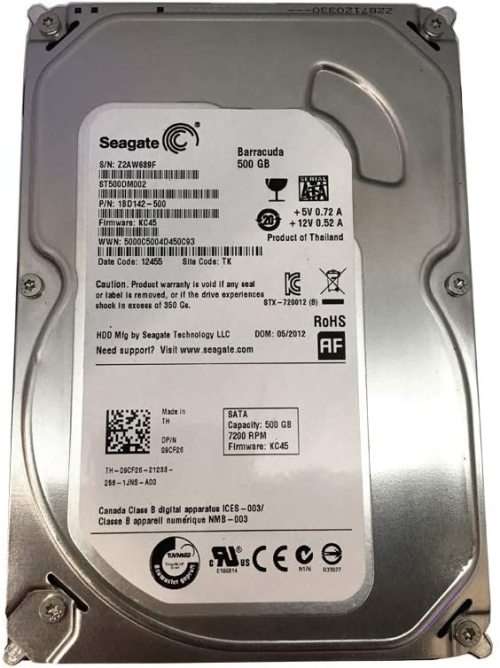 Seagate Barracuda 500GB 7200 RPM 16MB Cache SATA