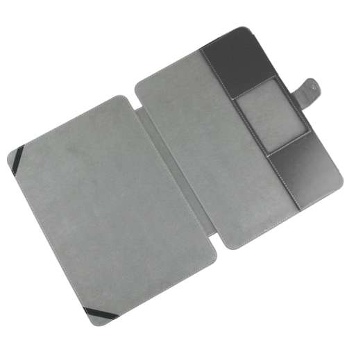 MacBook Pro Retina 13` Leather Case with Snap Fastener (Black)