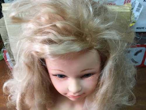 Doll hair pretend playing