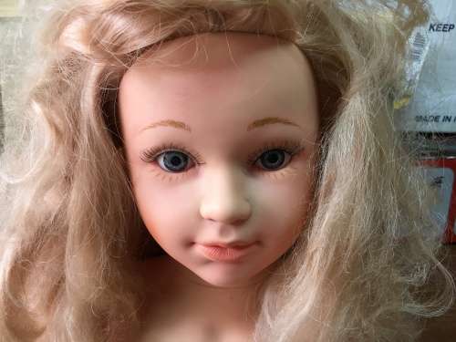 Doll hair pretend playing