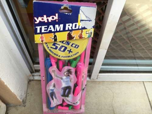 Brand new skipping rope large with tricks CD