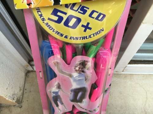 Brand new skipping rope large with tricks CD