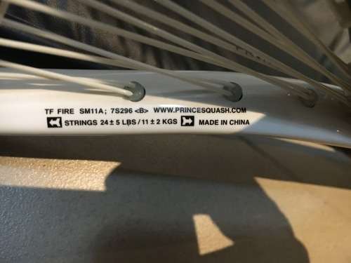 Prince Titanium Force Squash Racquet Good condition