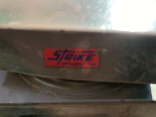 Large solid metal tank - approx 30 cm long x 15 cm wide