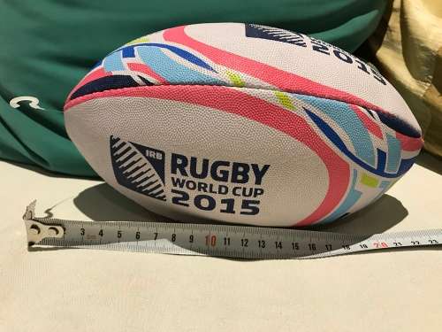 Rugby world cup ball - memorabilia for mancave or display